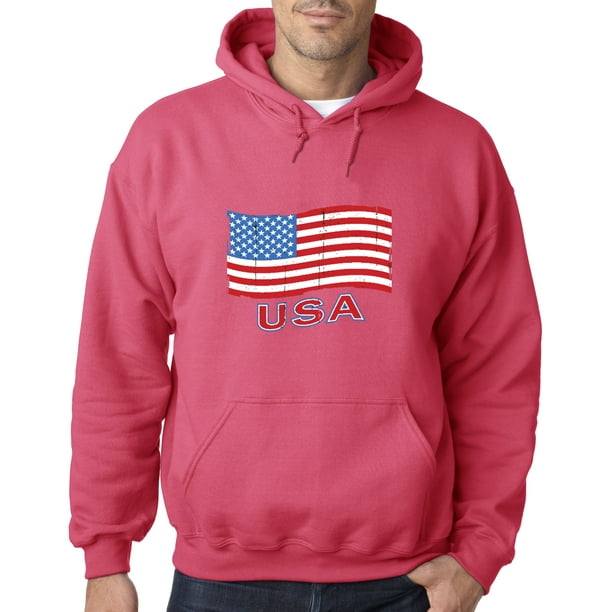 Details about   USA All Day Unisex White Hoodie Cute 4th Of July Design Hoodie